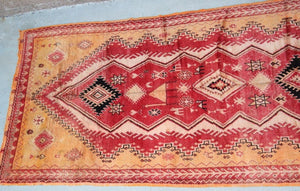 Vintage 1960s Moroccan Berber Rug