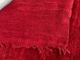 Vintage Red Tribal Moroccan Rug