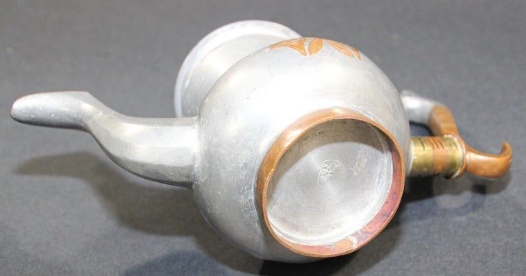 Tuareg African Pewter Tea Pot from Mauritania