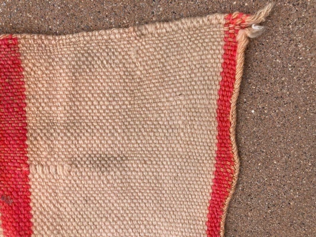 Moroccan Vintage Organic Hand-Woven Textile, circa 1960