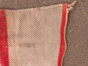 Moroccan Vintage Organic Hand-Woven Textile, circa 1960