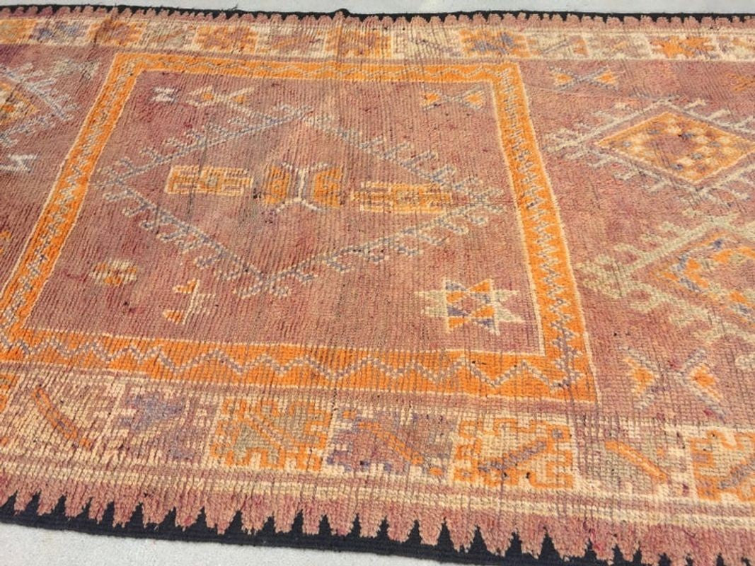 1940s Vintage Moroccan Berber Rug