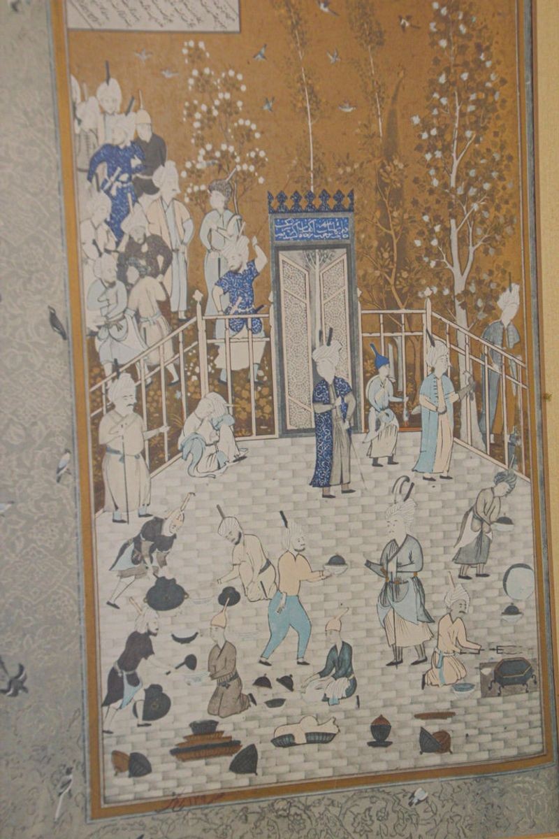 ndian Mughal Style Miniature Print