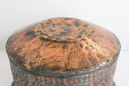 19th Century Indo Persian Mughal Tinned Copper Bowl