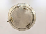 Moroccan Polished Round Footed Silvered Tray Table