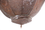 Handcrafted Moroccan Metal Orb Pendant, North Africa