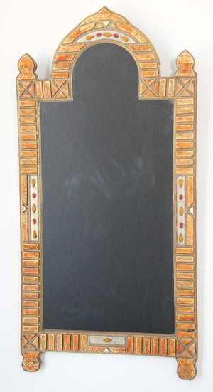 Large Moroccan Arched Moorish Mirror Inlaid