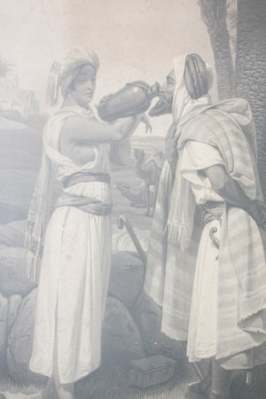 Orientalist Engraving after Horace Vernet, Empire Period