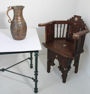 Middle Eastern Tinned Copper Coffee Pot, 19th Century