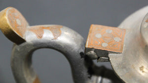 African Tuareg Silver Pewter Tea Pot from Mauritania