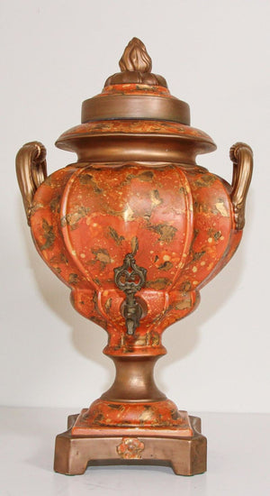 Porcelain Samovar, Tea or Coffee Urn Handmade in Italy