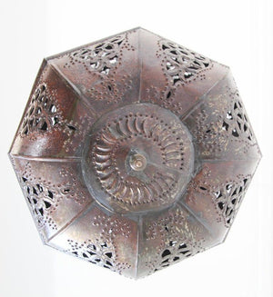 Moroccan Moorish Handcrafted Metal Lantern Pendant