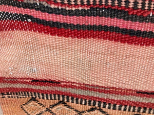Moroccan Vintage Kilim Tribal Rug, circa 1960's