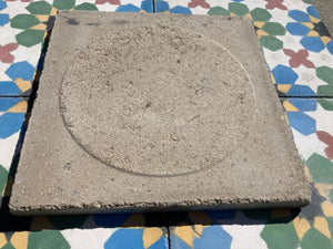 Moroccan Encaustic Cement Tile Border with Moorish Fez Design