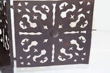 Outdoor Moroccan Hurricane Metal Candle Lantern