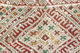 1950s Authentic Moroccan African Tuareg Wedding Runner Rug 15.5 ft long
