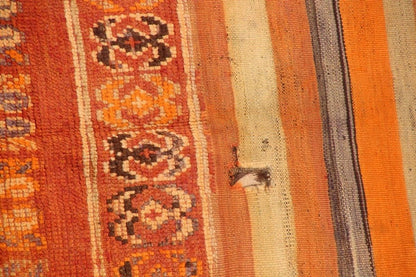 Vintage Moroccan Berber Tribal Wool Rug, 1960s, 6 x 11 Ft
