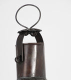 Moroccan Moorish Square Tole and Clear Glass Candle Lantern