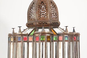 Mamounia Moorish Glass Lantern