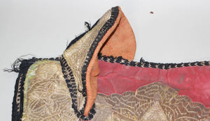 Collector Moroccan Ceremonial Gold Horse Saddle Cover