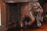 Antique Anglo-Indian Hand-Carved Hardwood Cabinet / Sideboard, India, circa 1880