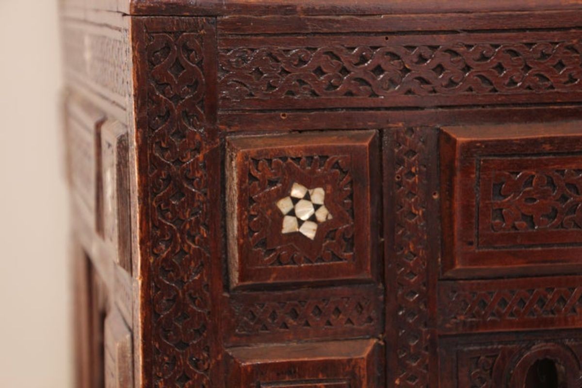 19th Century Middle Eastern Egyptian Moorish Corner Chairs