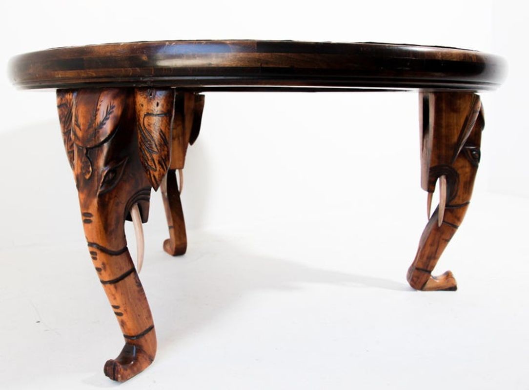 Moorish Turkish Copper Tray Table