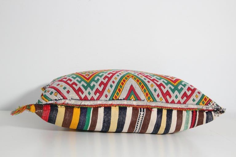 Authentic Vintage Moroccan Berber Throw Pillow