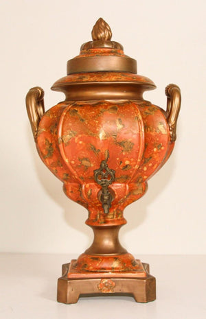 Porcelain Samovar, Tea or Coffee Urn Handmade in Italy