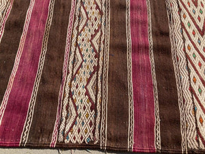 Moroccan Vintage Tribal Kilim Rug Textile North Africa