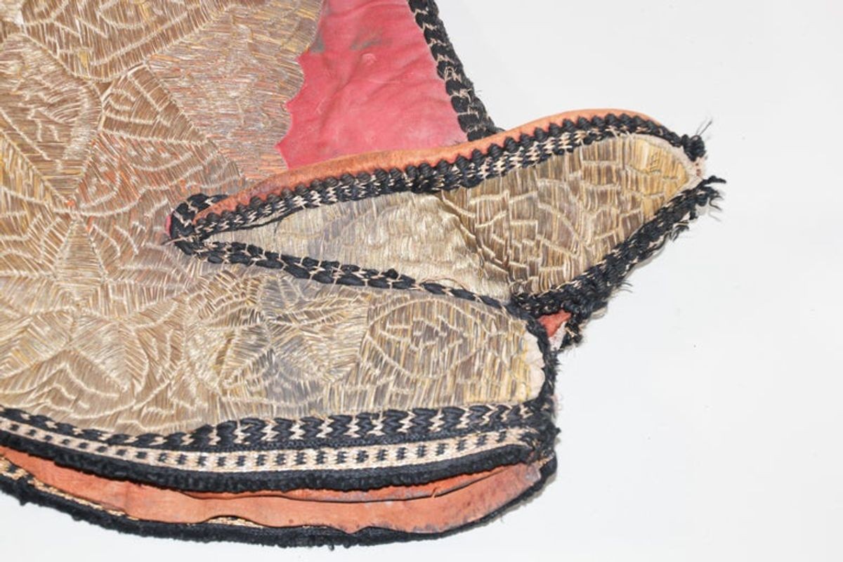 Collector Moroccan Ceremonial Gold Horse Saddle Cover