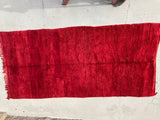 Vintage Red Tribal Moroccan Rug