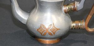 Tuareg African Pewter Tea Pot from Mauritania