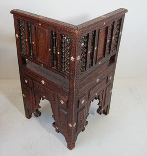 19th Century Middle Eastern Egyptian Moorish Corner Chairs