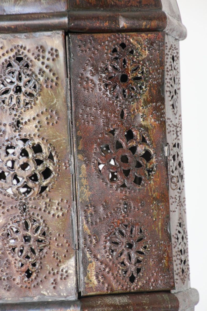 Moroccan Moorish Handcrafted Metal Lantern Pendant