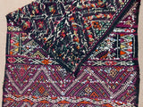 1940s Moroccan Tribal Rug African Ethnic Textile Floor Covering