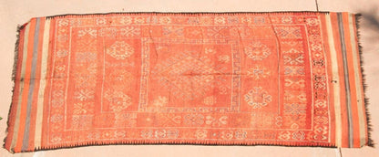 Vintage Moroccan Berber Tribal Wool Rug, 1960s, 6 x 11 Ft