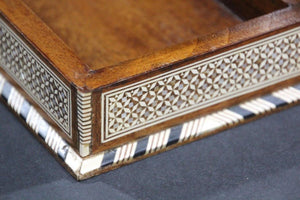 Moorish Handcrafted Middle Eastern Mosaic Inlaid Decorative Box