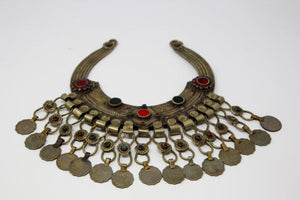 Moroccan Tribal Silver Jewelry Choker