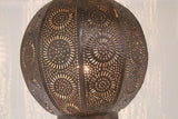 Handcrafted Moroccan Metal Orb Pendant, North Africa