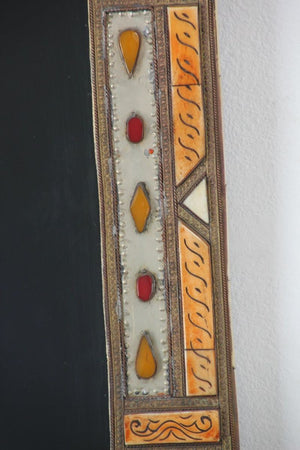 Large Moroccan Arched Moorish Mirror Inlaid