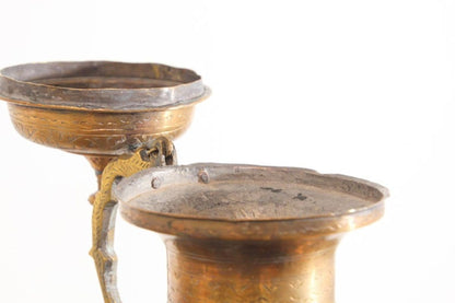 19th Century Handcrafted Mughal Brass Samovar in Moorish Style