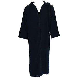 Moroccan Gentleman Hooded Blue Wool Djellaba