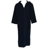 Moroccan Gentleman Hooded Blue Wool Djellaba
