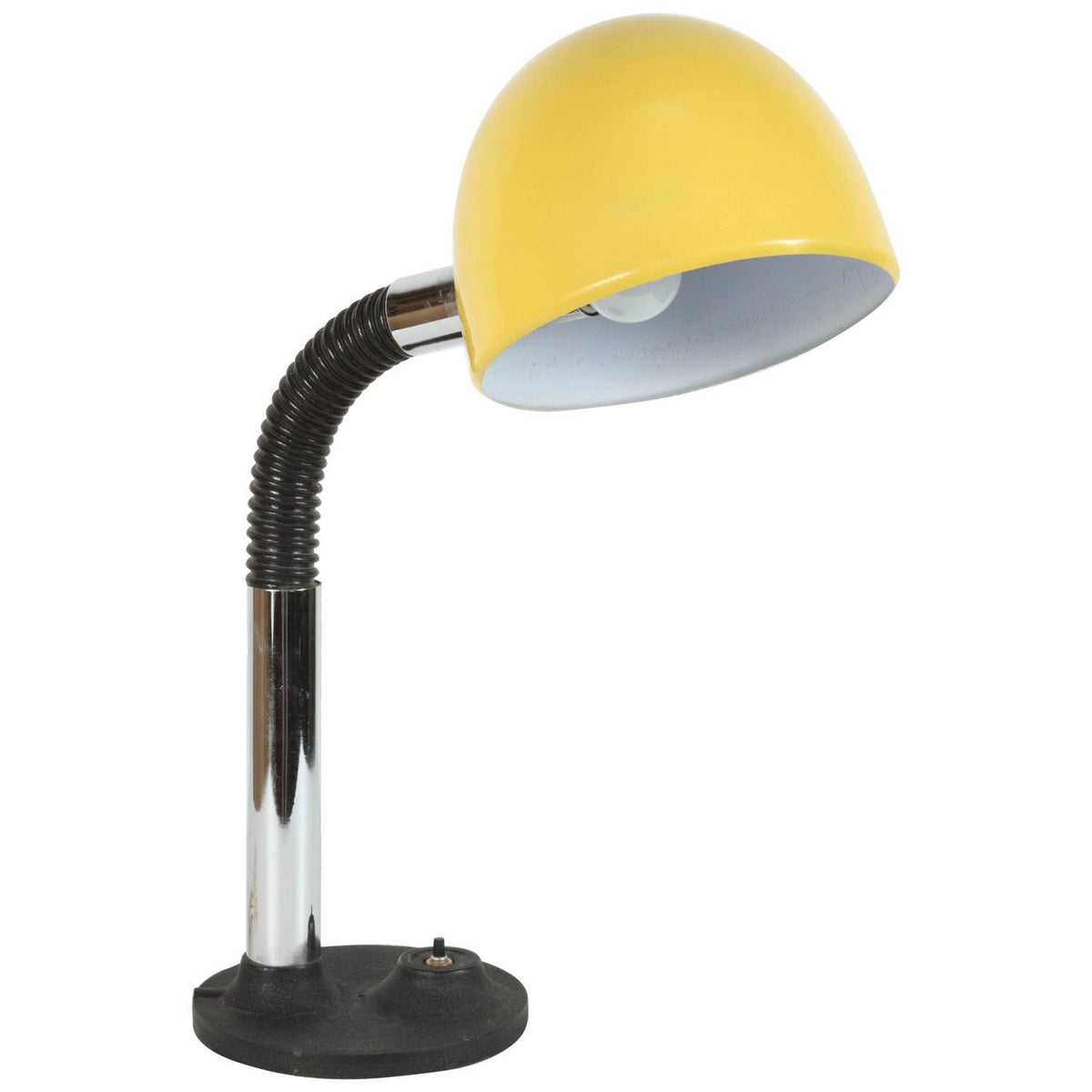 Modernist Enameld Yellow Desk Lamp