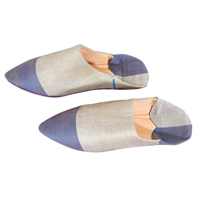 Moroccan Silk Slippers Babouches