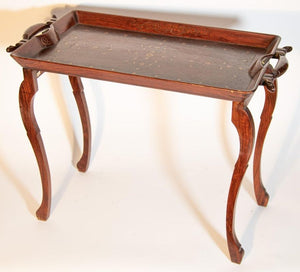 Vintage Anglo-Indian Inlaid Tray Table