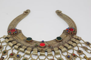Moroccan Tribal Silver Jewelry Choker