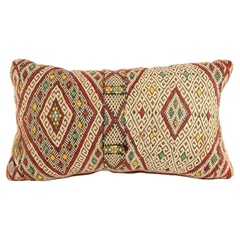 Vintage Moroccan Throw Pillow