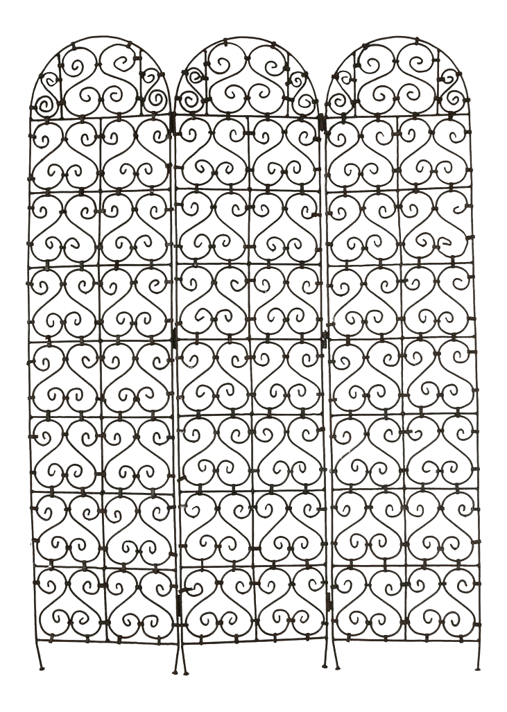 Hand Forged Iron Moorish Screen